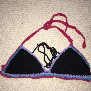 crochet bikini top